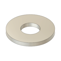 MODULAR SOLUTIONS ZINC PLATED FASTENER<br>M8 LARGE WASHER